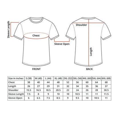 Custom Printed T-Shirt - Crew Neck