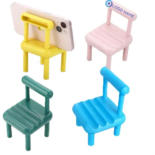 Plastic Mini chair phone stand gift ipad holder