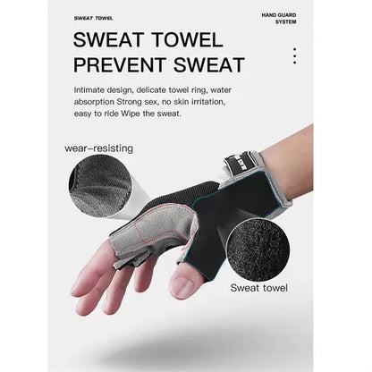 mountain bike half finger anti-skid gloves