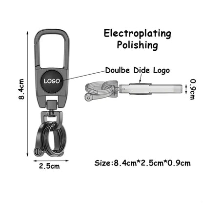 Car alloy keychain