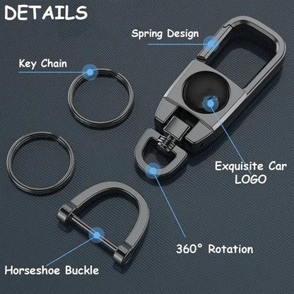 Car alloy keychain