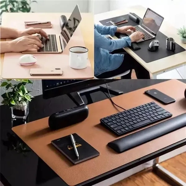 PU Leather Desk Mouse Pad Protector