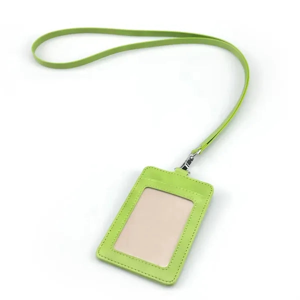 Double Sided PU Leather ID Card Case