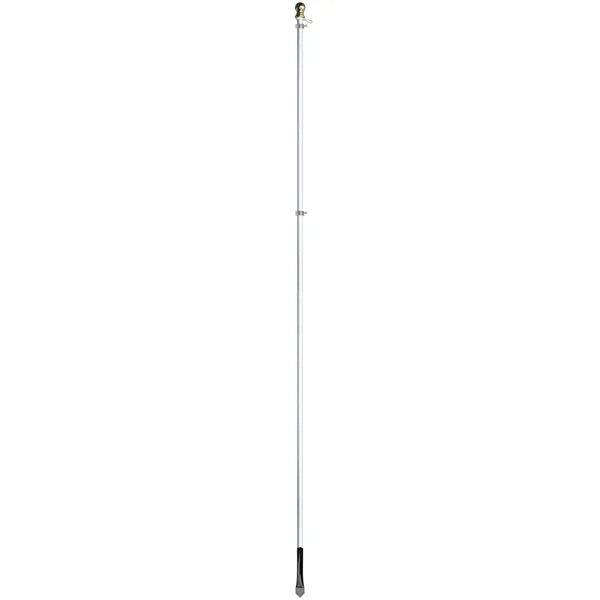 10' Silver Aluminum Display Pole