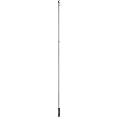 10' Silver Aluminum Display Pole