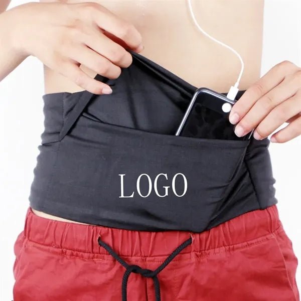 Running Belt Travel Money Fanny Waist Pack 3 Big Pockets
