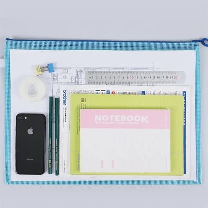 A3 Size Large Mesh Zipper Pouch