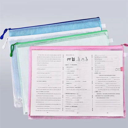 A3 Size Large Mesh Zipper Pouch