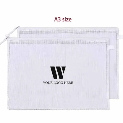 A3 Size Large Mesh Zipper Pouch