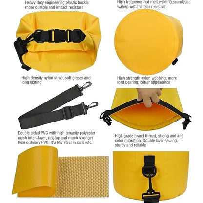 Floating Waterproof Dry Bag Backpack 10L