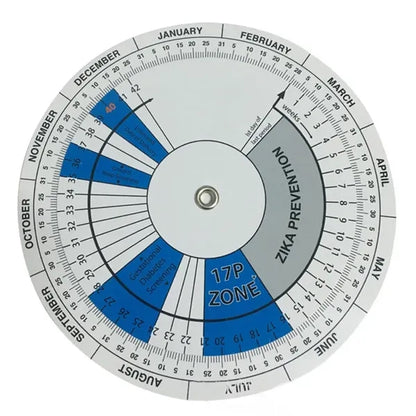 Scheduling Wheel Chart Calendar