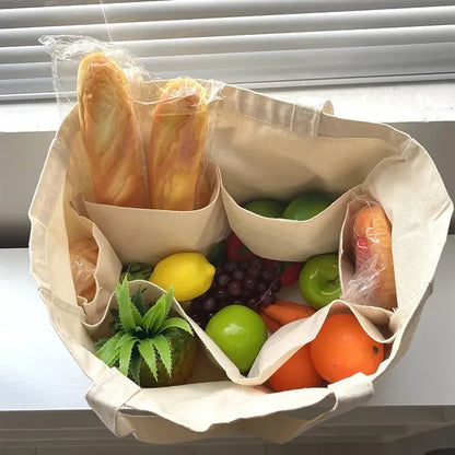 Canvas Grocery Tote Bag