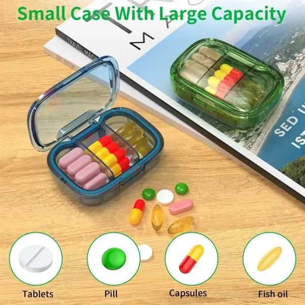Small Pill Box 3 Compartments