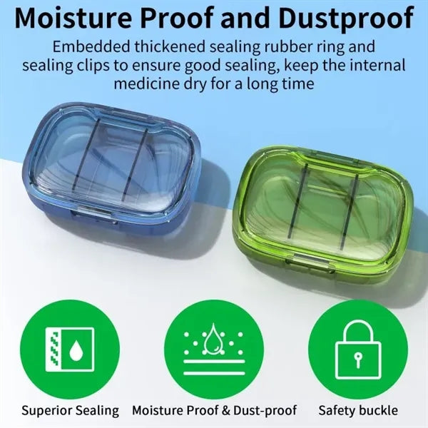 Small Pill Box 3 Compartments