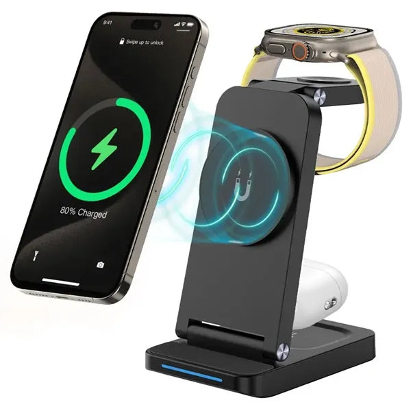 3 in 1 Wireless Charging Station