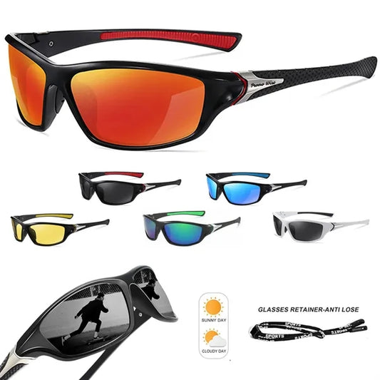 Polarized Sports Sunglasses For Men With Glasses Retainer-An