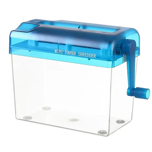 Mini Manual Shredder Paper Office Portable