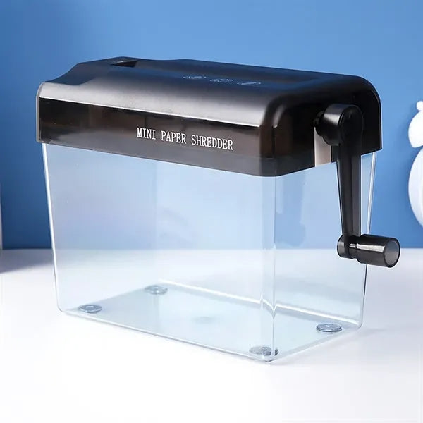 Mini Manual Shredder Paper Office Portable
