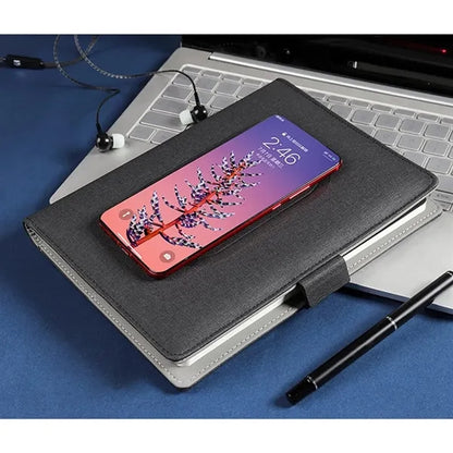 Wireless Charging Organizer With Notebook