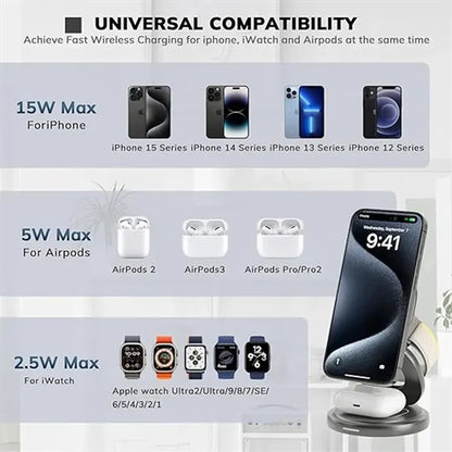 3 In 1 Wireless Charging Station