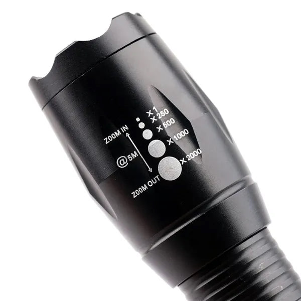 Portable Waterproof Zoomable FlashLight