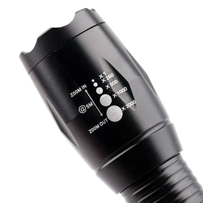Portable Waterproof Zoomable FlashLight