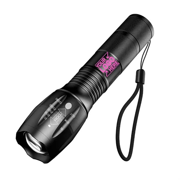 Portable Waterproof Zoomable FlashLight
