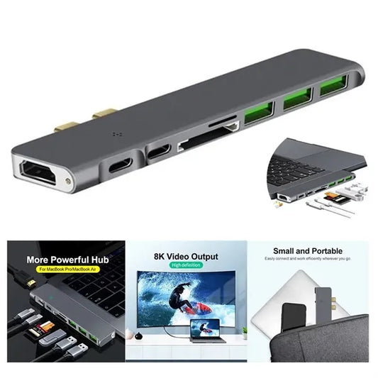 8-In-1 USB C Hub Adapter