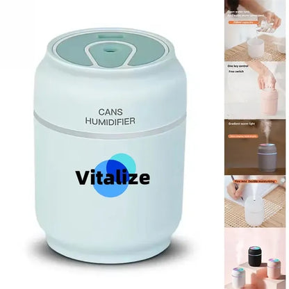 USB Air Humidifier With Fans Led Light