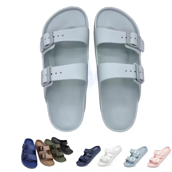 Double Buckle EVA Sandals