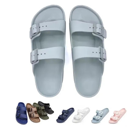 Double Buckle EVA Sandals