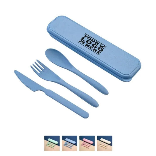 Travel Utensils Set with Case