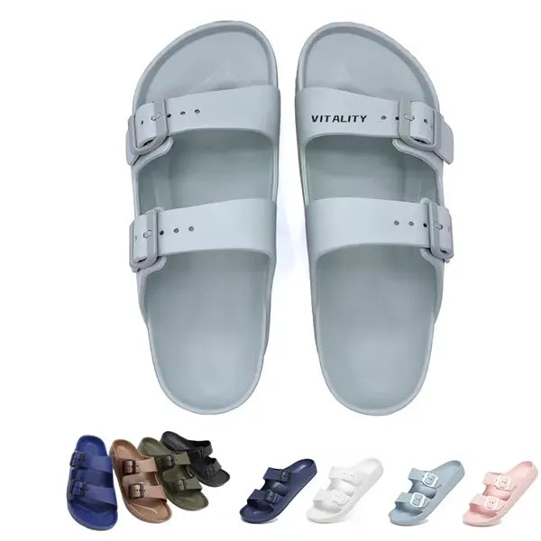 Double Buckle EVA Sandals