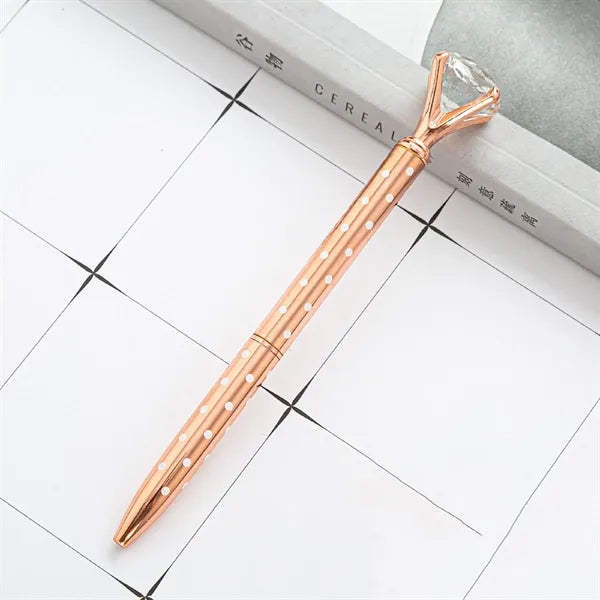 Fashionable Ballpoint Pen With Diamond