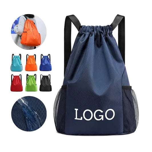 Oxford Cloth Waterproof Drawstring Sports Backpack