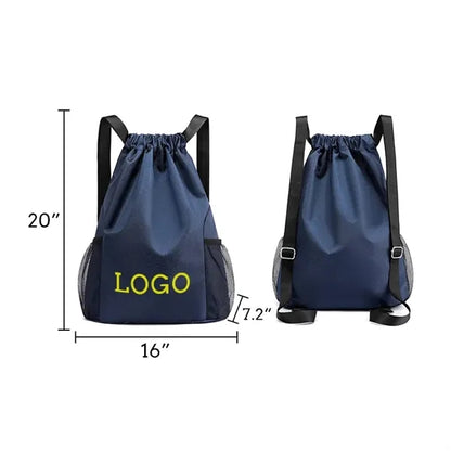 Oxford Cloth Waterproof Drawstring Sports Backpack