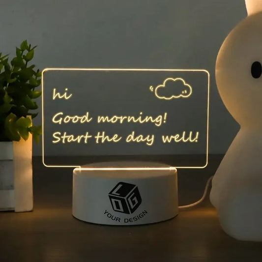 Writing Board Acrylic Night Light
