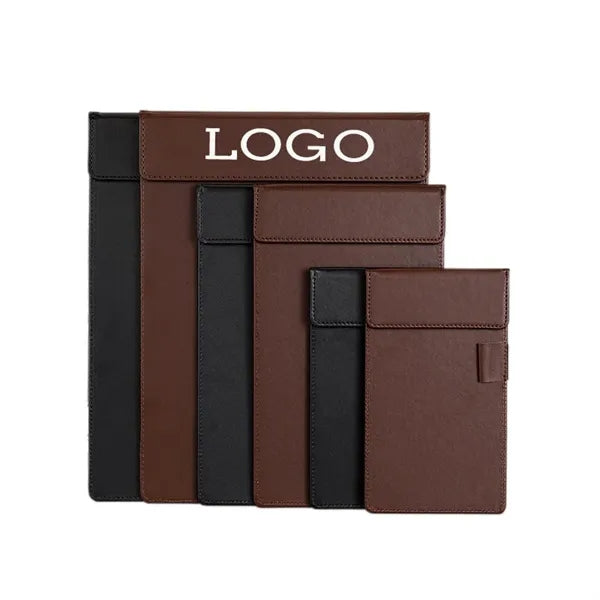 Pu Leather Clipboard With Pen Holder Multi-style