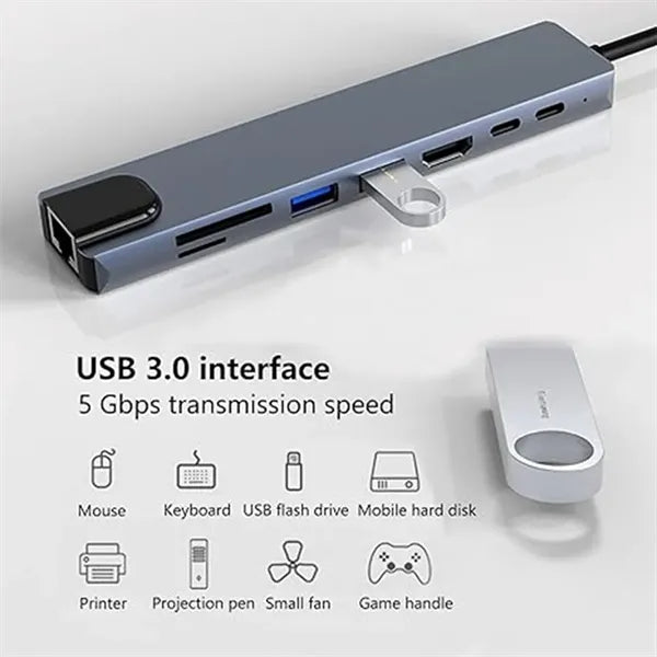 Usb C Hub 8-In-1