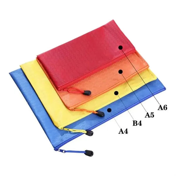 A4 Waterproof Zipper Bag