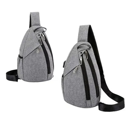 Crossbody Bag USB Charging Backpack