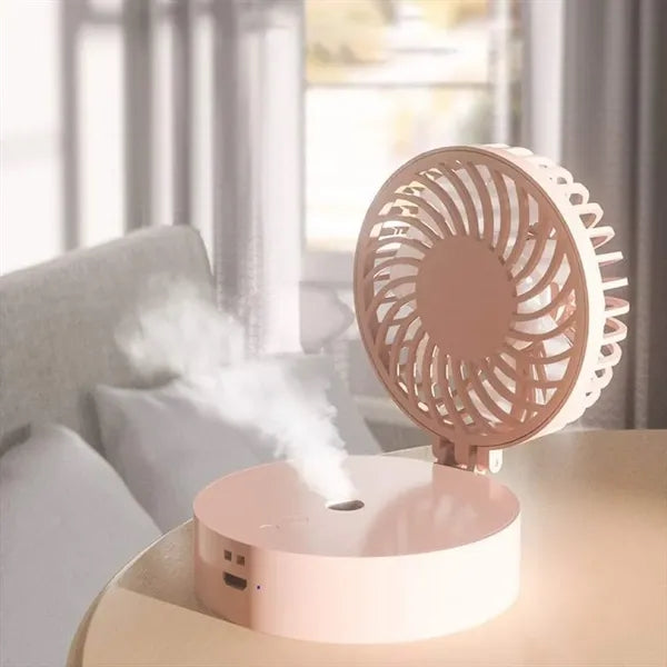 Portable Mini Handheld USB Rechargeable Spray Cooling Fan