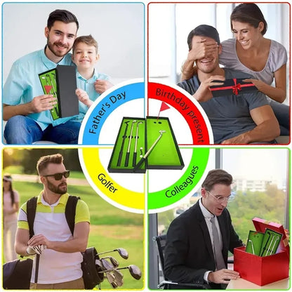 Golf Club Shaped Pens Set Desktop Games