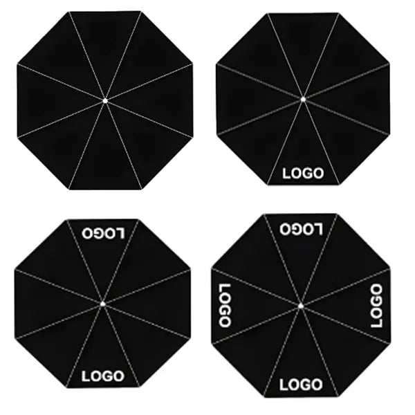 Auto Open & Close Collapsible 10 Ribs Travel Umbrella