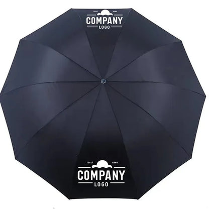 Auto Open & Close Collapsible 10 Ribs Travel Umbrella
