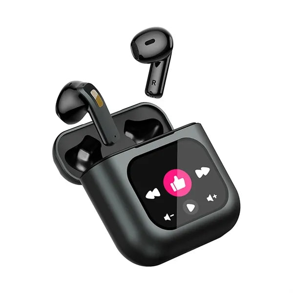 Wireless Earbuds With Lcd Smart Touch Screen