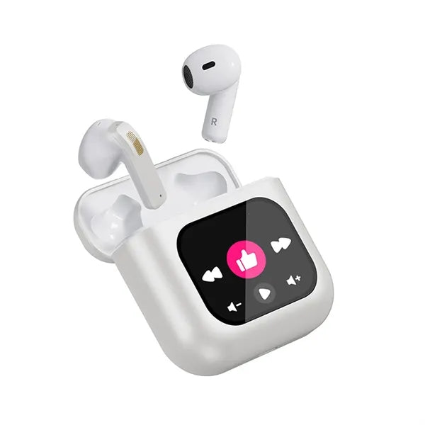 Wireless Earbuds With Lcd Smart Touch Screen