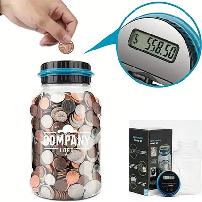 Digital Coin Counting Bank With Lcd Counter
