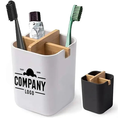 Bamboo Toothbrush Holder