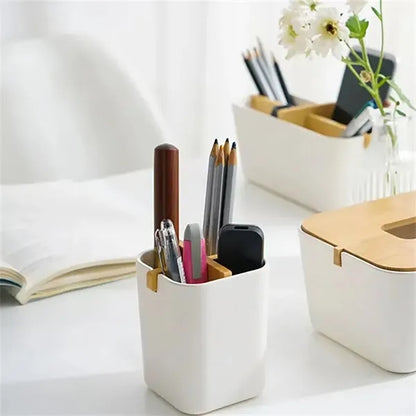 Bamboo Toothbrush Holder